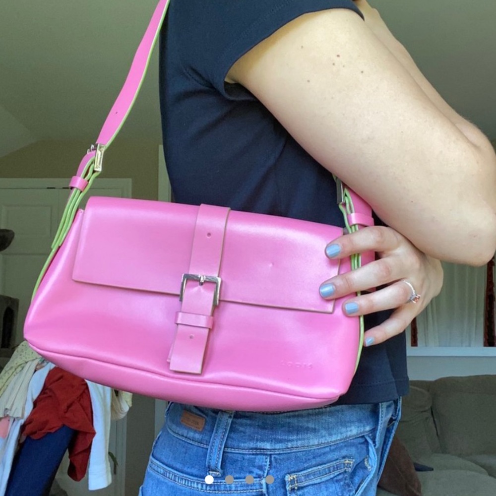 Lodi’s Bubblegum Pink Baguette Bag